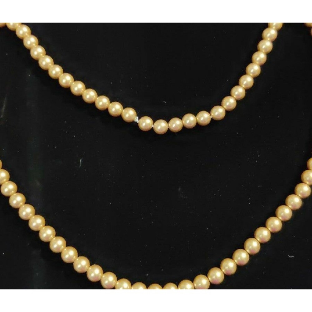 Pearl Necklace and Earrings Set